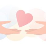 giving hands graphic