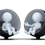 bubble chairs illustration