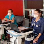 nurses wearing face masks