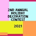 holiday decoration contest sign