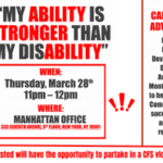 Disability Awareness Month Workshop: “MY ABILITY IS STRONGER THAN MY DISABILITY”