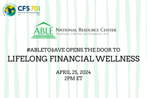 #ABLETO$AVE FOR LIFELONG FINANCIAL WELLNESS