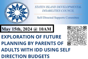 Exploration of Future Planning by Parents of Adults with IDD Using Self-Direction Budgets