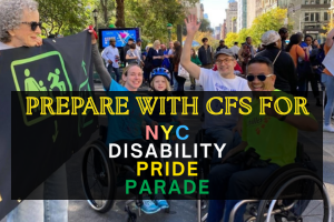 Preparing for Disability Pride Parade